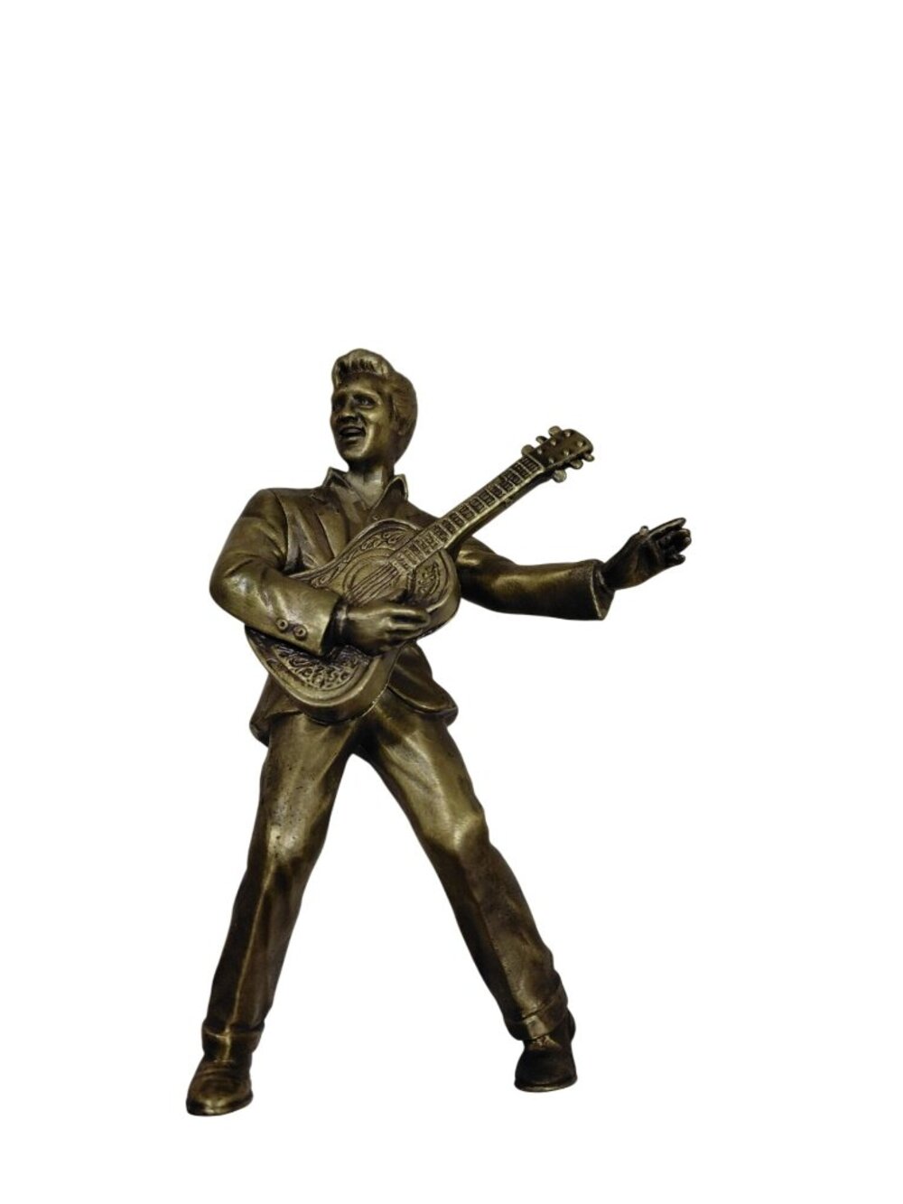 Hallmark 1992 Keepsake Ornament Elvis Presley Brass-Plated Gold Crown Exclusive - Picture 2 of 6